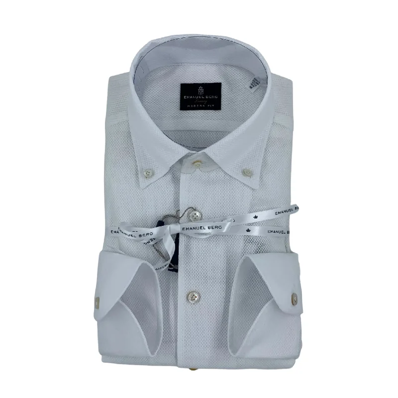 Men's Luxury Cashmere Blend Dress Shirts in Dark Brown for a High - End and Comfortable Wear Emanuel Berg Button Down Textured Shirt Men's Luxury Cashmere Blend Dress Shirts in Dark Brown for a High - End and Comfortable Wear Emanuel Berg Button Down Textured Shirt
