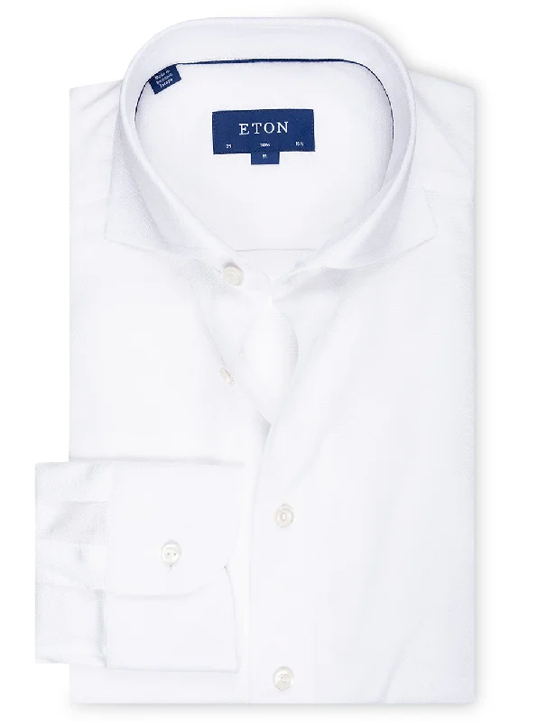 Men's Distressed Denim Casual Shirts with Frayed Edges for a Trendy and Rugged Look White Pique Jersey Slim Shirt Men's Distressed Denim Casual Shirts with Frayed Edges for a Trendy and Rugged Look White Pique Jersey Slim Shirt