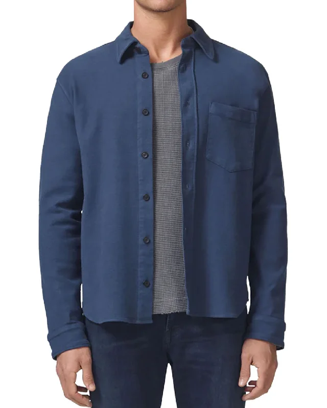 Men's Linen Blend Casual Shirts with Roll - Up Sleeves for a Summer Beach Look Baltic Luca Bucket Dye Cotton Blend Denim Sportshirt Men's Linen Blend Casual Shirts with Roll - Up Sleeves for a Summer Beach Look Baltic Luca Bucket Dye Cotton Blend Denim Sportshirt