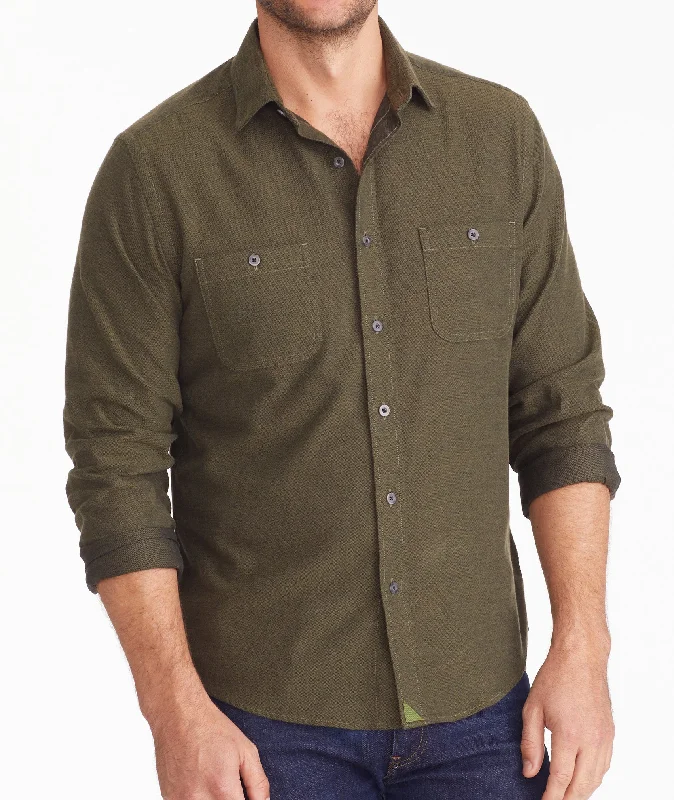 Men's high - waisted swim shorts with UPF protection for beach vacations Hemsworth Flannel Shirt - FINAL SALE Men's high - waisted swim shorts with UPF protection for beach vacations Hemsworth Flannel Shirt - FINAL SALE