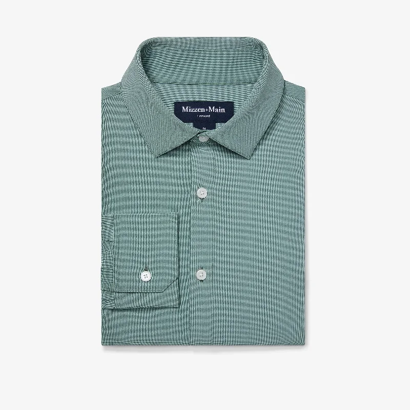 Men's Spread Collar Dress Shirts in Light Pink for a Stylish and Modern Office Look Hunter Green Straton Check Men's Spread Collar Dress Shirts in Light Pink for a Stylish and Modern Office Look Hunter Green Straton Check