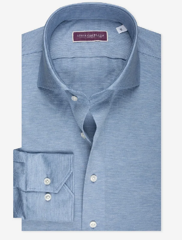 Men's Distressed Denim Casual Shirts with Frayed Edges for a Trendy and Rugged Look Jersey Shirt Blue Men's Distressed Denim Casual Shirts with Frayed Edges for a Trendy and Rugged Look Jersey Shirt Blue