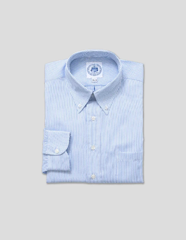 Men's Soft - Touch Modal Blend Dress Shirts in Mustard Yellow for a Bold Fashion Statement LIGHT BLUE STRIPE TWILL Men's Soft - Touch Modal Blend Dress Shirts in Mustard Yellow for a Bold Fashion Statement LIGHT BLUE STRIPE TWILL