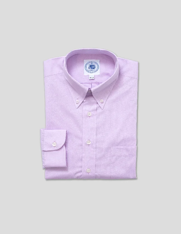 Men's Double - Cuff Dress Shirts in Burgundy with Monogramming Option for a Personalized Touch LIGHT PURPLE SOLID Men's Double - Cuff Dress Shirts in Burgundy with Monogramming Option for a Personalized Touch LIGHT PURPLE SOLID