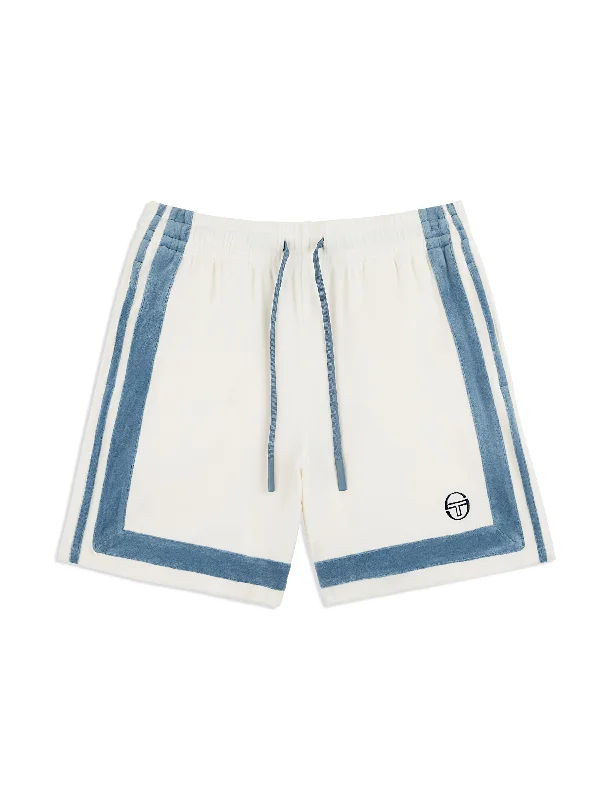 Men's moisture - wicking performance shorts for sweaty outdoor activities Noci Velour Short- Gardenia Men's moisture - wicking performance shorts for sweaty outdoor activities Noci Velour Short- Gardenia