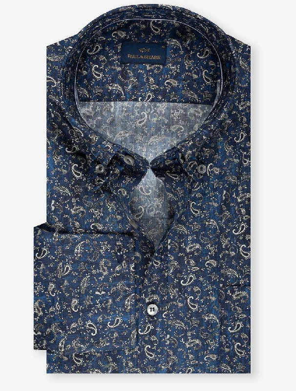 Men's Retro - Style Hawaiian Print Casual Shirts in Bold Patterns for a Tropical Vacation Poplin Printed Buttondown Shirt Blue Men's Retro - Style Hawaiian Print Casual Shirts in Bold Patterns for a Tropical Vacation Poplin Printed Buttondown Shirt Blue