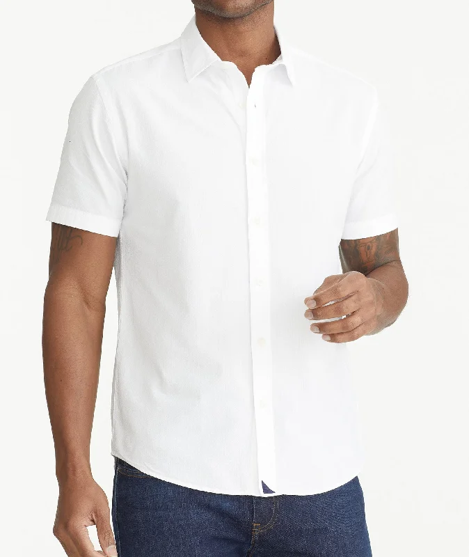 Men's checkered pattern wool shorts for a stylish winter layering option Cotton Seersucker Short-Sleeve Pavao Shirt - FINAL SALE Men's checkered pattern wool shorts for a stylish winter layering option Cotton Seersucker Short-Sleeve Pavao Shirt - FINAL SALE