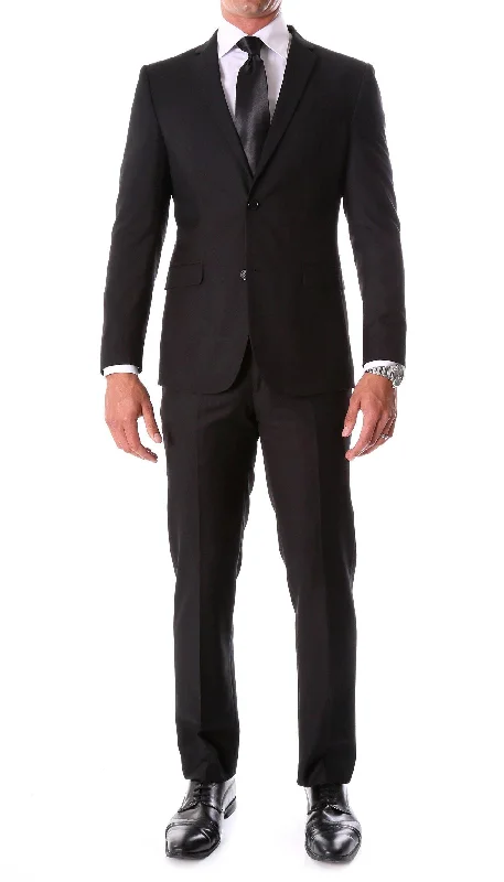 Men's Tailored Fit Checkered Casual Shirts in Multicolor for a Smart - Casual Ensemble Oslo Collection - Slim Fit 2 Piece Suit Color Black Men's Tailored Fit Checkered Casual Shirts in Multicolor for a Smart - Casual Ensemble Oslo Collection - Slim Fit 2 Piece Suit Color Black