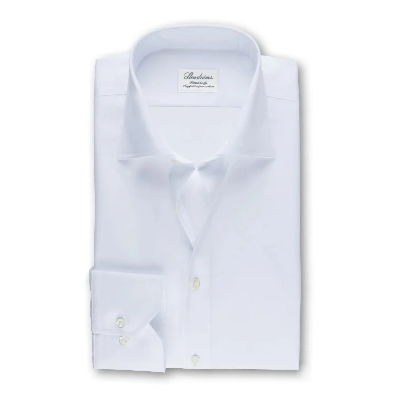 Plus Size Men's Wrinkle - Resistant Polyester Dress Shirts in Black for Easy Travel and Maintenance Stenstroms Fitted Dress Shirt Plus Size Men's Wrinkle - Resistant Polyester Dress Shirts in Black for Easy Travel and Maintenance Stenstroms Fitted Dress Shirt