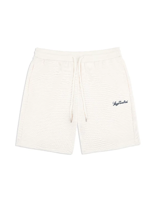 Men's breathable cotton athletic shorts for intense workouts Suveniri Shorts- Gardenia Men's breathable cotton athletic shorts for intense workouts Suveniri Shorts- Gardenia
