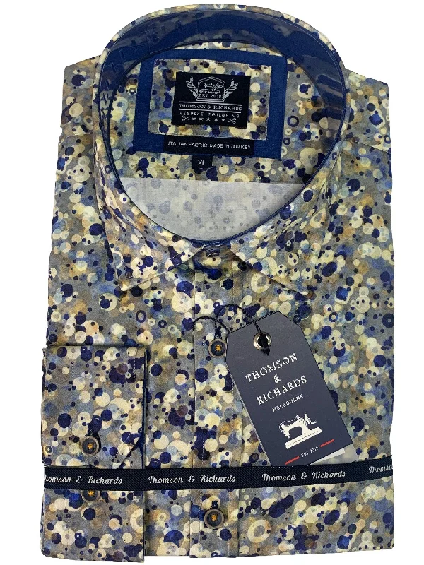 Men's Organic Cotton Casual Shirts with a Soft Handfeel for Everyday Comfort Thomson and Richards - Hoops Men's Organic Cotton Casual Shirts with a Soft Handfeel for Everyday Comfort Thomson and Richards - Hoops