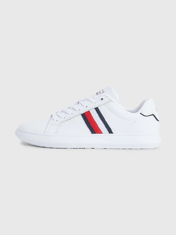 Men's Graphic - Printed Casual Shirts with Pop - Culture References for a Fun and Stylish Look Tommy Hilfiger Signature Corporate Leather Cupsole Trainer Men's Graphic - Printed Casual Shirts with Pop - Culture References for a Fun and Stylish Look Tommy Hilfiger Signature Corporate Leather Cupsole Trainer