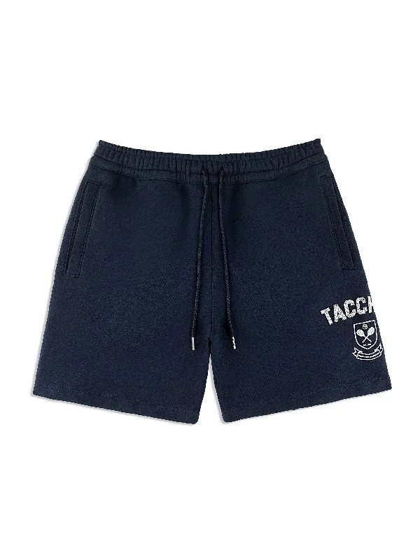 Men's ripped denim shorts for a trendy streetwear aesthetic Varsita Short- Maritime Blue Men's ripped denim shorts for a trendy streetwear aesthetic Varsita Short- Maritime Blue