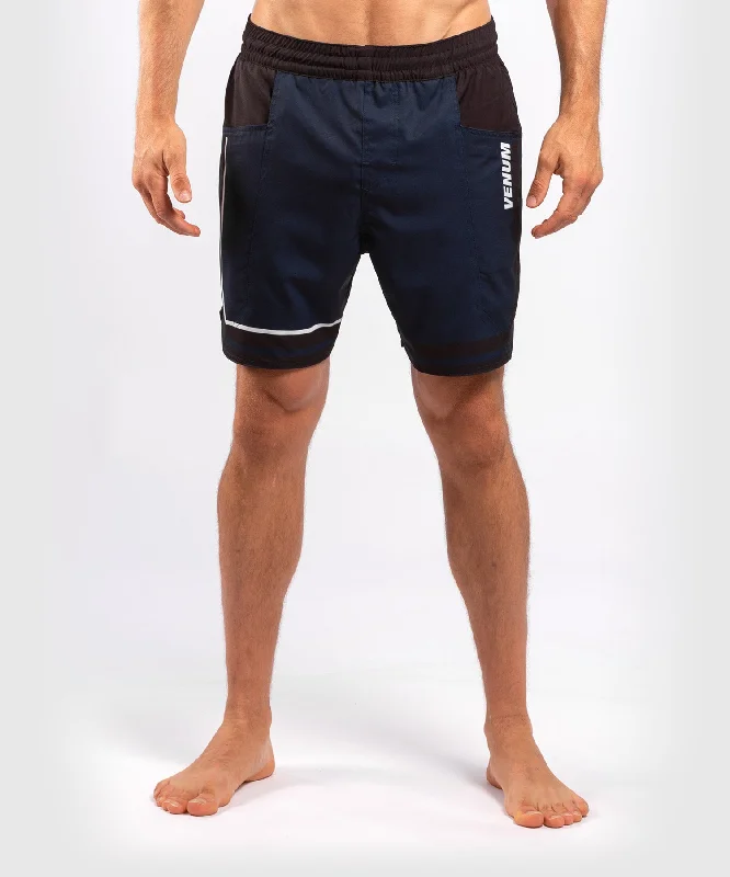 Men's elastic waistband lounge shorts for lazy weekends at home Venum Bali Boardshort – Navy Blue Men's elastic waistband lounge shorts for lazy weekends at home Venum Bali Boardshort – Navy Blue