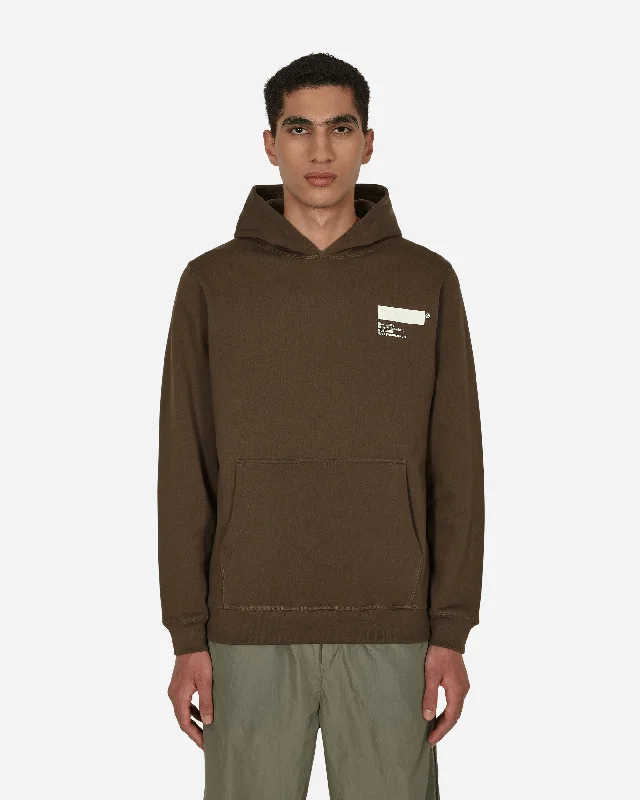 Water - resistant men hoodie for rainy days Standardised Hooded Sweatshirt Brown