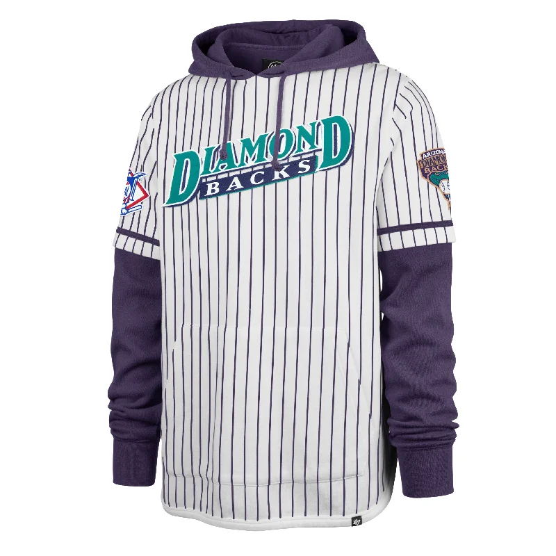 Oversized men hoodie with dropped shoulders for a streetwear look ARIZONA DIAMONDBACKS COOPERSTOWN PINSTRIPE DOUBLE HEADER '47 SHORTSTOP PULLOVER HOOD Oversized men hoodie with dropped shoulders for a streetwear look ARIZONA DIAMONDBACKS COOPERSTOWN PINSTRIPE DOUBLE HEADER '47 SHORTSTOP PULLOVER HOOD
