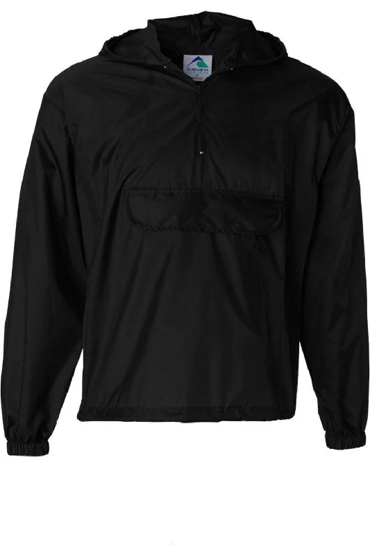 Windbreaker men jackets with UV protection for outdoor activities Augusta Sportswear Packable Half-Zip Hooded Pullover Jacket Windbreaker men jackets with UV protection for outdoor activities Augusta Sportswear Packable Half-Zip Hooded Pullover Jacket