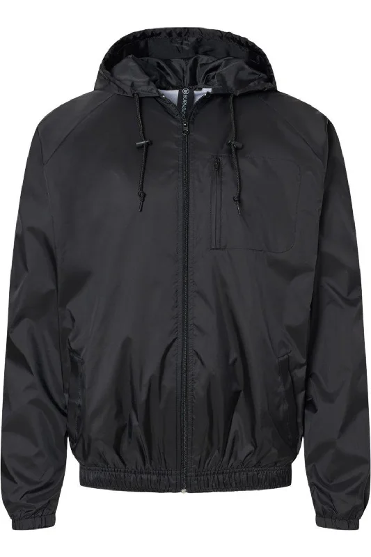 Men jackets with a zip - off sleeves to convert to a vest Burnside Hooded Nylon Mentor Jacket Men jackets with a zip - off sleeves to convert to a vest Burnside Hooded Nylon Mentor Jacket