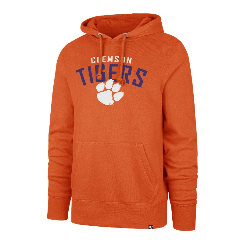 Oversized men hoodie with dropped shoulders for a streetwear look CLEMSON TIGERS OUTRUSH '47 HEADLINE HOOD Oversized men hoodie with dropped shoulders for a streetwear look CLEMSON TIGERS OUTRUSH '47 HEADLINE HOOD