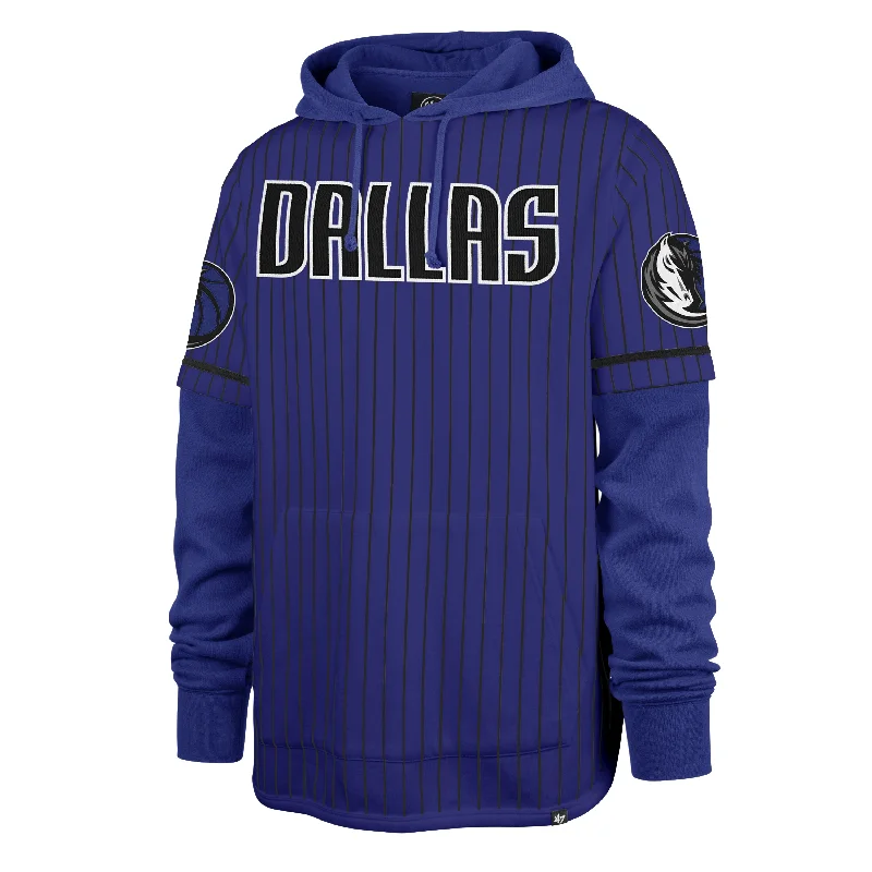 Slim - fit men hoodie to pair with skinny jeans DALLAS MAVERICKS PINSTRIPE '47 SHORTSTOP PULLOVER HOOD Slim - fit men hoodie to pair with skinny jeans DALLAS MAVERICKS PINSTRIPE '47 SHORTSTOP PULLOVER HOOD