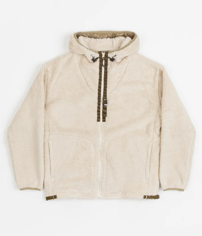 Luxury men hoodie made from cashmere - blend material Garbstore Fleece Hoodie - Sand Luxury men hoodie made from cashmere - blend material Garbstore Fleece Hoodie - Sand