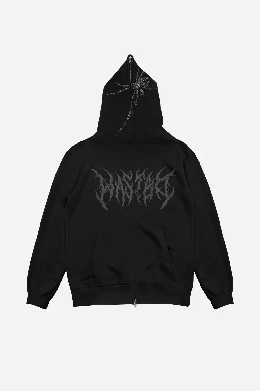 Men hoodie with a drawstring hood and adjustable hem Hoodie Full Zip Snatch