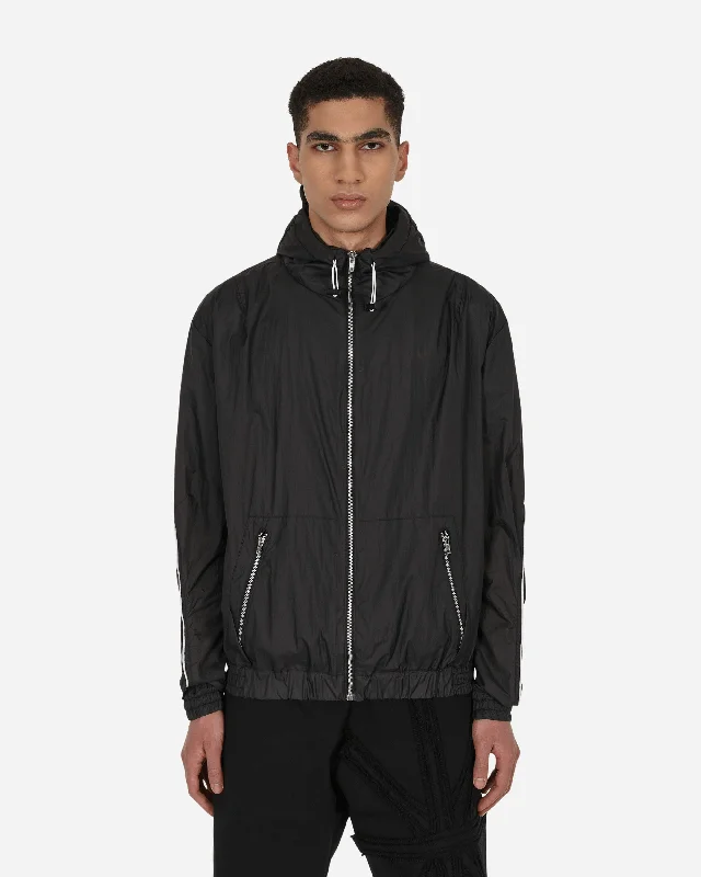 Plus - size men hoodie with a roomy fit for comfort Baxter Hooded Jacket Black
