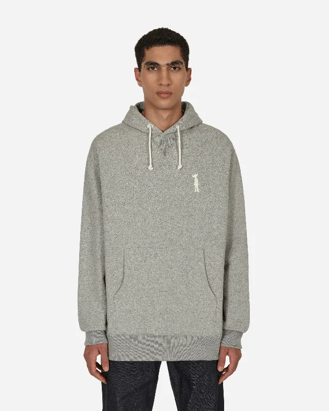 Men hoodie with a kangaroo pocket and ribbed cuffs Jay Kay Hooded Sweatshirt Grey