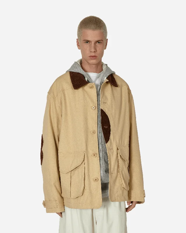 Men jackets with a media - friendly pocket for easy access to gadgets Tiger Patch Hunting Jacket Camel Men jackets with a media - friendly pocket for easy access to gadgets Tiger Patch Hunting Jacket Camel