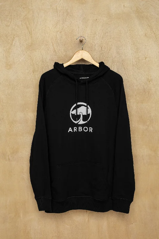 Men hoodie for gym workouts with moisture - wicking technology Landmark Hoodie - Black Men hoodie for gym workouts with moisture - wicking technology Landmark Hoodie - Black