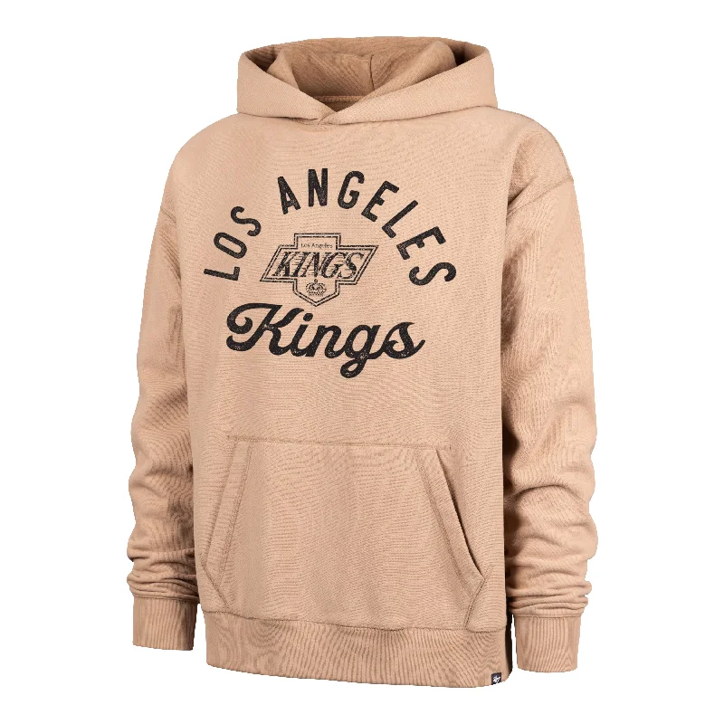Solid - color men hoodie in trendy olive green LOS ANGELES KINGS VINTAGE DUSTED BOWLINE '47 FOUNDATION RIVER HOODIE Solid - color men hoodie in trendy olive green LOS ANGELES KINGS VINTAGE DUSTED BOWLINE '47 FOUNDATION RIVER HOODIE