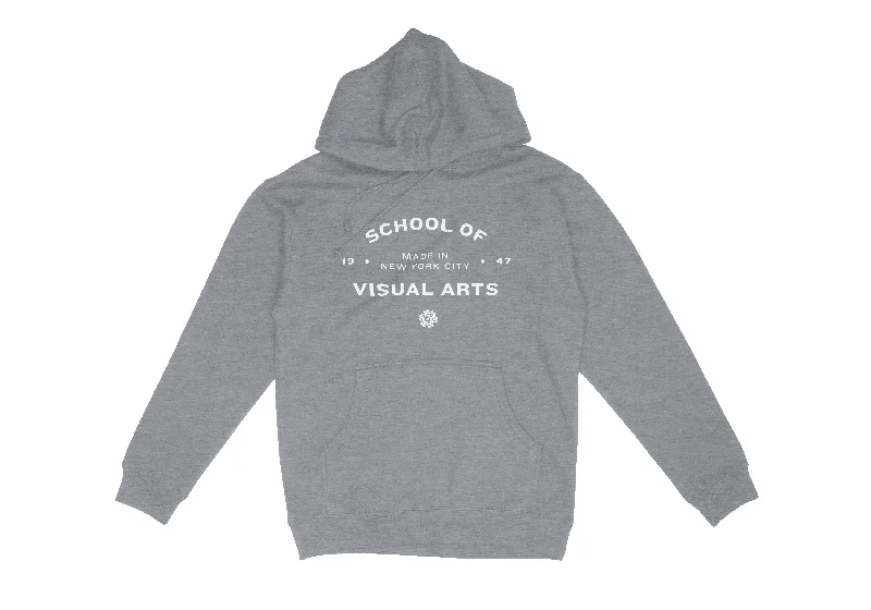 Men hoodie with a kangaroo pocket and ribbed cuffs Made In NYC Hoodie