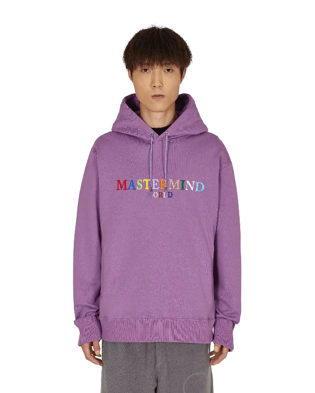 Organic cotton men hoodie for a sustainable and soft feel Logo Hooded Sweatshirt Purple Organic cotton men hoodie for a sustainable and soft feel Logo Hooded Sweatshirt Purple