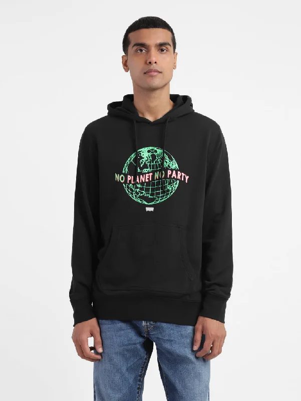 Men hoodie with a detachable hood for versatility Men's Graphic Print Hooded Sweatshirt Men hoodie with a detachable hood for versatility Men's Graphic Print Hooded Sweatshirt