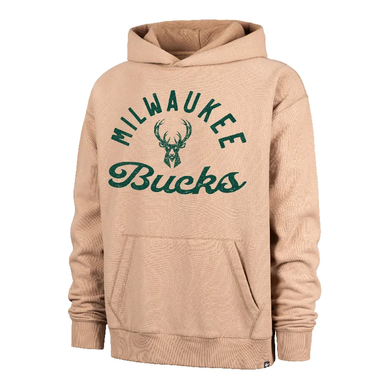 Organic cotton men hoodie for a sustainable and soft feel MILWAUKEE BUCKS DUSTED BOWLINE '47 FOUNDATION RIVER HOODIE Organic cotton men hoodie for a sustainable and soft feel MILWAUKEE BUCKS DUSTED BOWLINE '47 FOUNDATION RIVER HOODIE