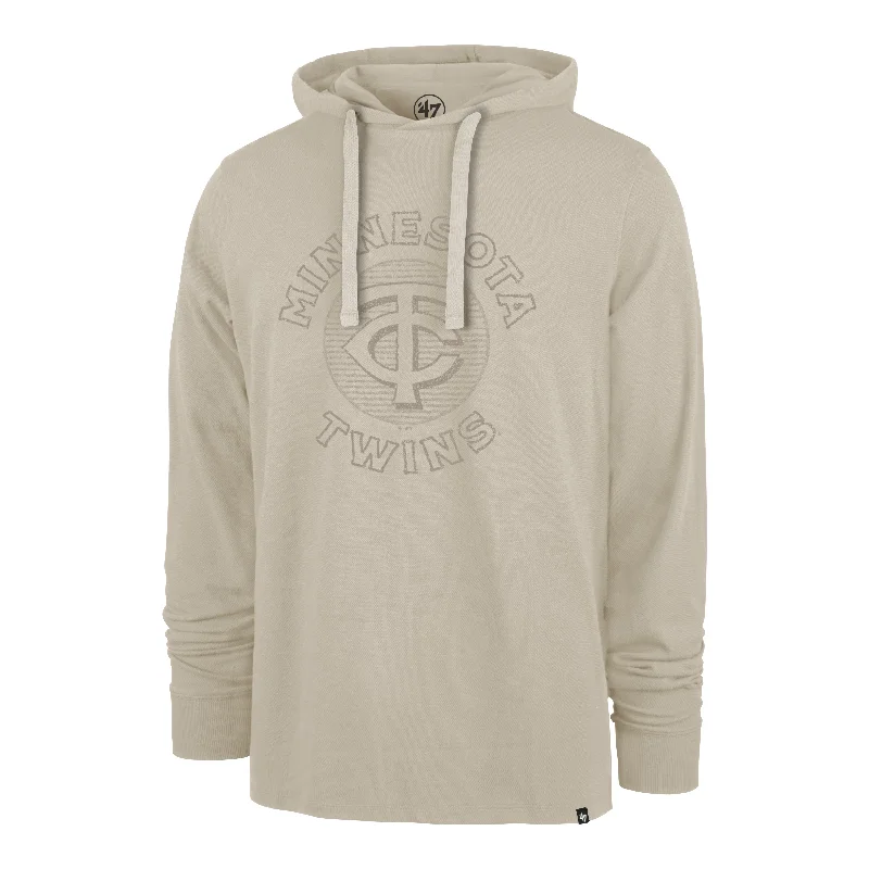 Solid - color men hoodie in trendy olive green MINNESOTA TWINS CANYON '47 ASHBY PIQUE HOOD Solid - color men hoodie in trendy olive green MINNESOTA TWINS CANYON '47 ASHBY PIQUE HOOD