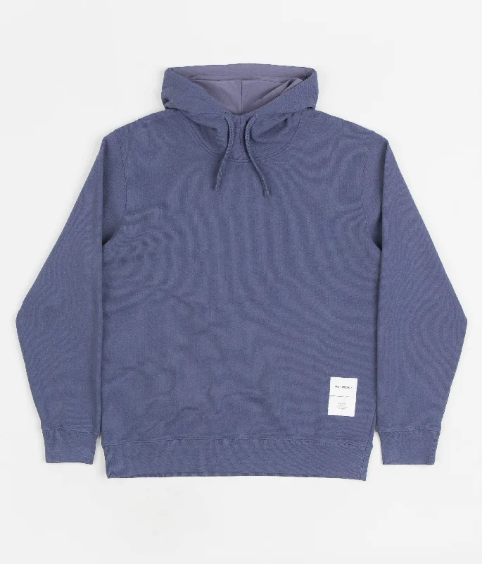 Organic cotton men hoodie for a sustainable and soft feel Norse Projects Fraser Tab Series Hoodie - Scoria Blue Organic cotton men hoodie for a sustainable and soft feel Norse Projects Fraser Tab Series Hoodie - Scoria Blue