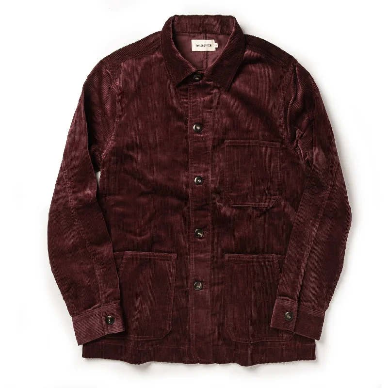 Tailored men jackets to pair with formal trousers for business meetings The Ojai Jacket in Burgundy Cord Tailored men jackets to pair with formal trousers for business meetings The Ojai Jacket in Burgundy Cord