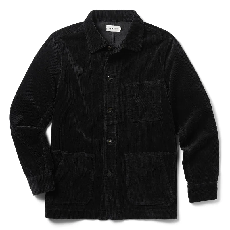 Slim - fit leather men jackets with a distressed finish for a rugged look The Ojai Jacket in Coal Cord Slim - fit leather men jackets with a distressed finish for a rugged look The Ojai Jacket in Coal Cord