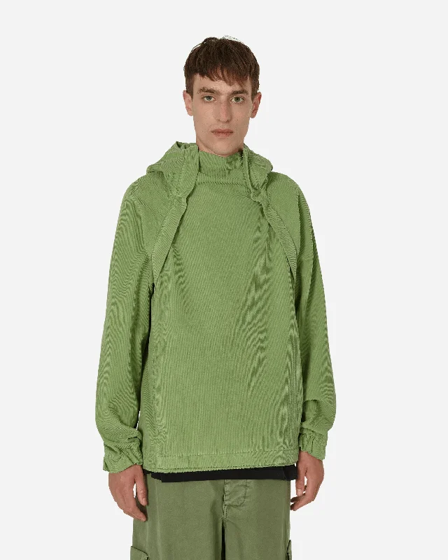 Men jackets with a zip - off sleeves to convert to a vest Klifur Hooded Jacket Sage
