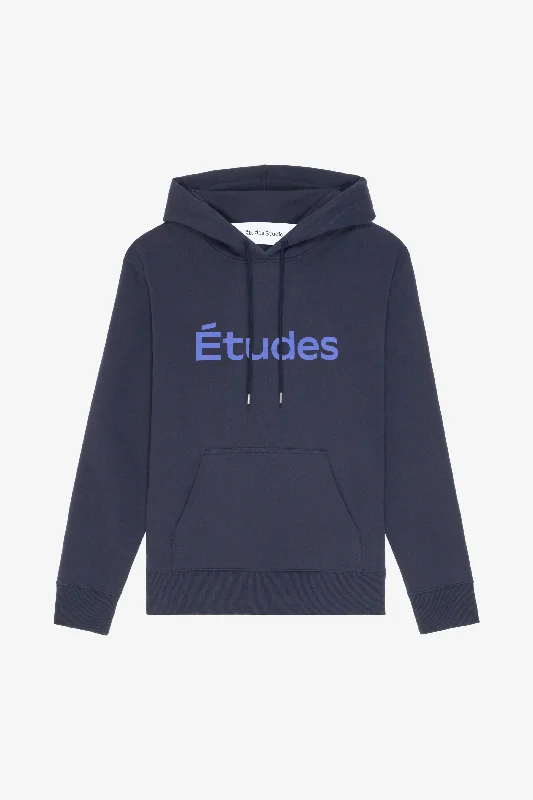 Thermal - insulated men hoodie for winter sports REGULAR HOODIE ÉTUDES NAVY