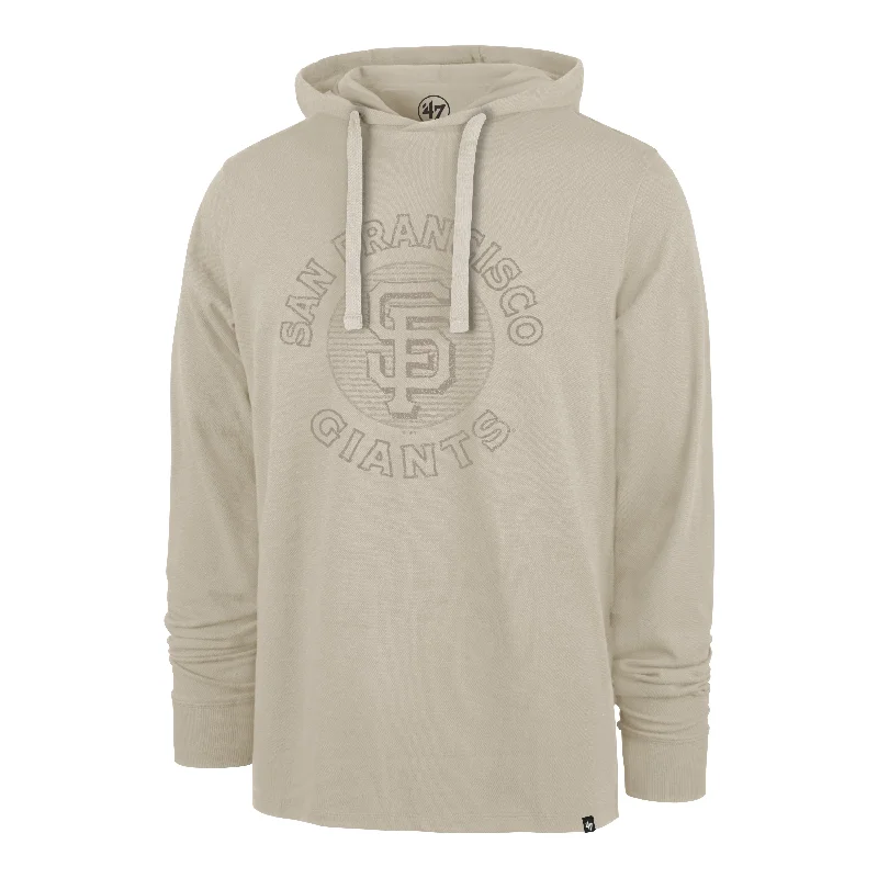 Men hoodie for gym workouts with moisture - wicking technology SAN FRANCISCO GIANTS CANYON '47 ASHBY PIQUE HOOD Men hoodie for gym workouts with moisture - wicking technology SAN FRANCISCO GIANTS CANYON '47 ASHBY PIQUE HOOD