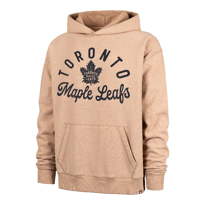 Tech - friendly men hoodie with a built - in headphone jack TORONTO MAPLE LEAFS DUSTED BOWLINE '47 FOUNDATION RIVER HOODIE Tech - friendly men hoodie with a built - in headphone jack TORONTO MAPLE LEAFS DUSTED BOWLINE '47 FOUNDATION RIVER HOODIE