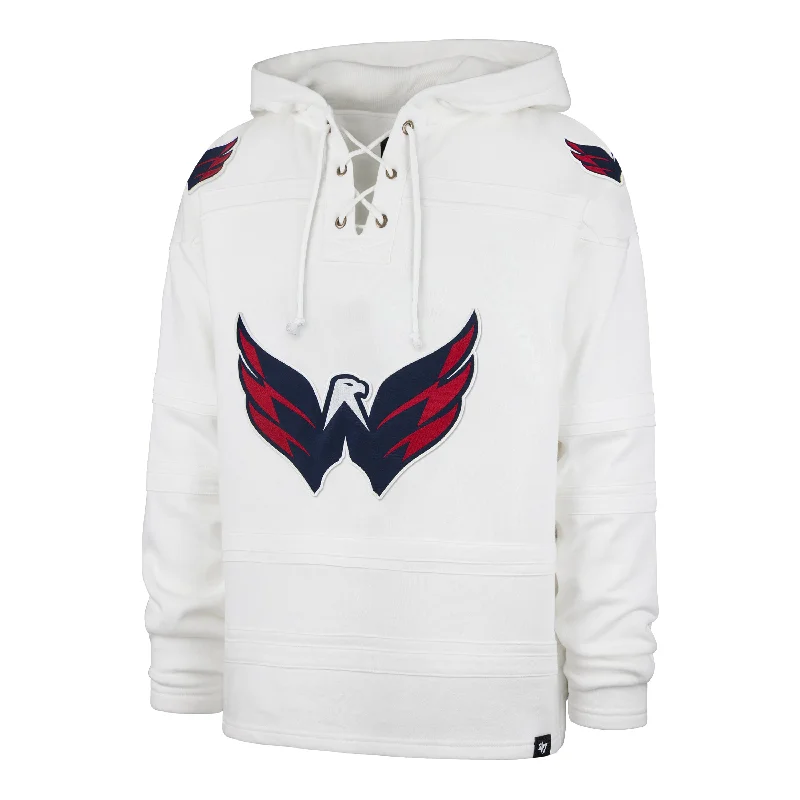 Men hoodie with a kangaroo pocket and ribbed cuffs WASHINGTON CAPITALS SUPERIOR '47 LACER HOOD Men hoodie with a kangaroo pocket and ribbed cuffs WASHINGTON CAPITALS SUPERIOR '47 LACER HOOD