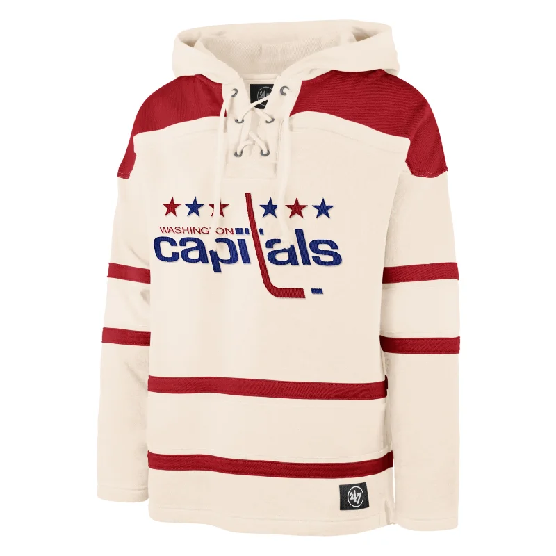 Water - resistant men hoodie for rainy days WASHINGTON CAPITALS VINTAGE SUPERIOR '47 LACER HOOD