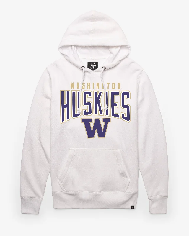 Lightweight men hoodie with mesh panels for breathability WASHINGTON HUSKIES TEAM ELEMENTS ARCH '47 HEADLINE HOOD Lightweight men hoodie with mesh panels for breathability WASHINGTON HUSKIES TEAM ELEMENTS ARCH '47 HEADLINE HOOD