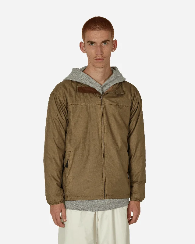 Fleece - lined men jackets for cold - weather commuting Polar Alpha Jacket Khaki