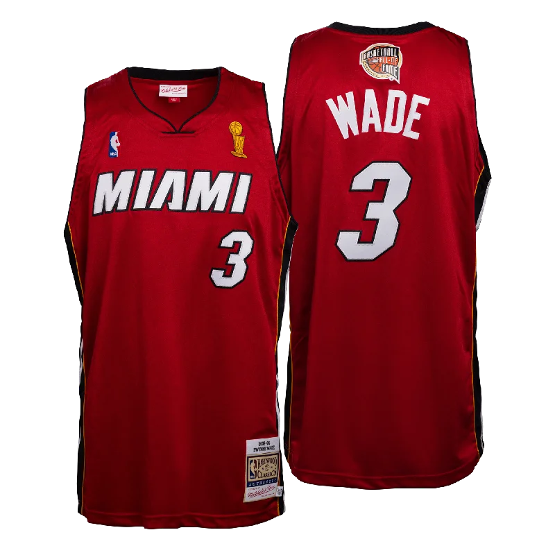 Men's Retro Hockey Jerseys with Classic Stripes and Logos for a Nostalgic Hockey Aesthetic Dwyane Wade Mitchell and Ness Miami HEAT 2005-06 Authentic Jersey - HOF Edition Men's Retro Hockey Jerseys with Classic Stripes and Logos for a Nostalgic Hockey Aesthetic Dwyane Wade Mitchell and Ness Miami HEAT 2005-06 Authentic Jersey - HOF Edition