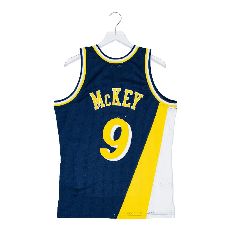 Men's Limited - Edition Cricket Jerseys Commemorating Historic Matches for Die - Hard Cricket Lovers Adult Indiana Pacers Derrick McKey #9 Flo-Jo Hardwood Classic Jersey by Mitchell and Ness Men's Limited - Edition Cricket Jerseys Commemorating Historic Matches for Die - Hard Cricket Lovers Adult Indiana Pacers Derrick McKey #9 Flo-Jo Hardwood Classic Jersey by Mitchell and Ness