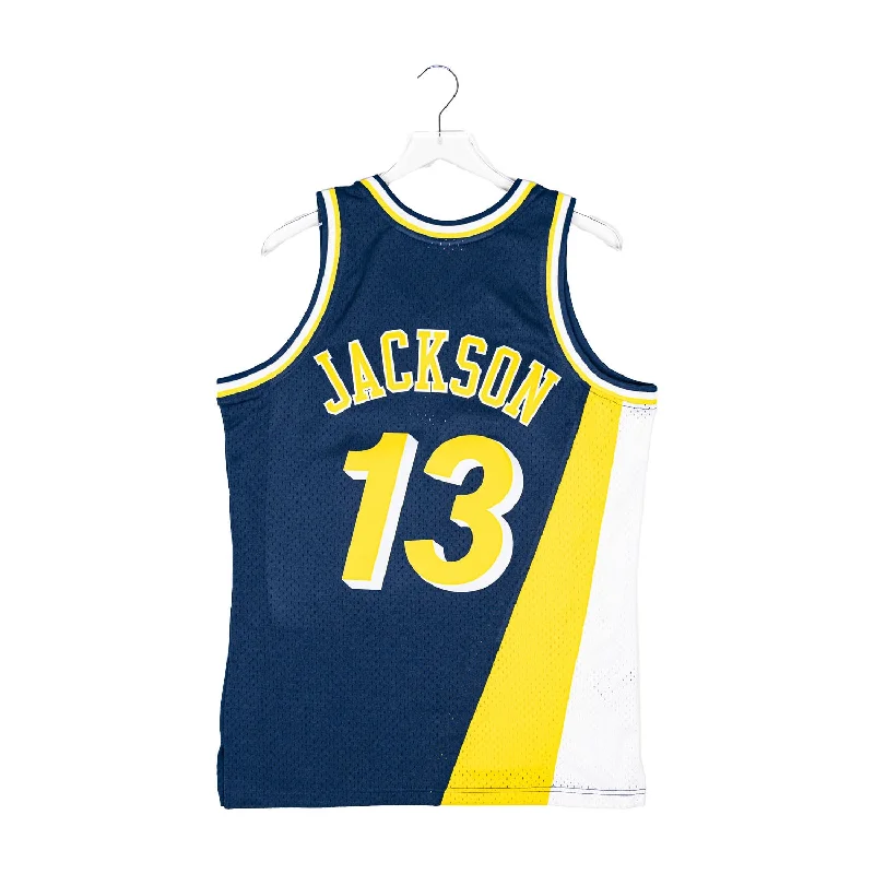 Men's Custom - Embroidered Volleyball Jerseys for Team Uniforms or Personalized Gear Adult Indiana Pacers Mark Jackson #13 Flo-Jo Hardwood Classic Jersey by Mitchell and Ness Men's Custom - Embroidered Volleyball Jerseys for Team Uniforms or Personalized Gear Adult Indiana Pacers Mark Jackson #13 Flo-Jo Hardwood Classic Jersey by Mitchell and Ness